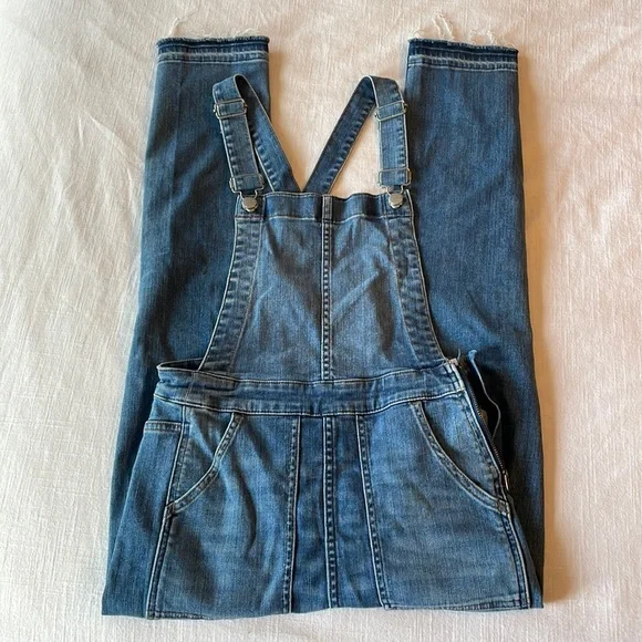 Madewell Blue Denim Overalls - Picture 2 of 7
